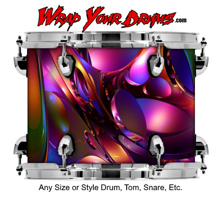 Buy Drum Wrap Abstractthree Depth Drum Wrap