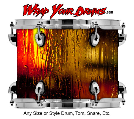 Buy Drum Wrap Abstractthree Moist Drum Wrap