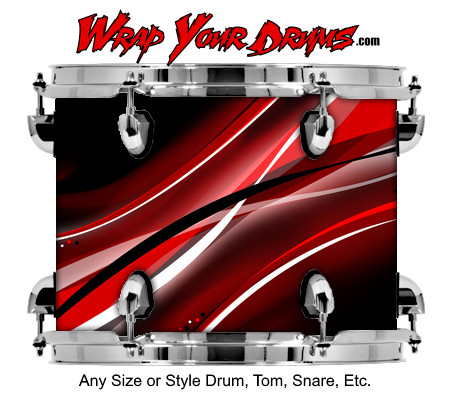 Buy Drum Wrap Abstracttwo Red Drum Wrap
