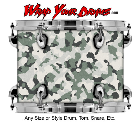 Buy Drum Wrap Camo Light 7 Drum Wrap