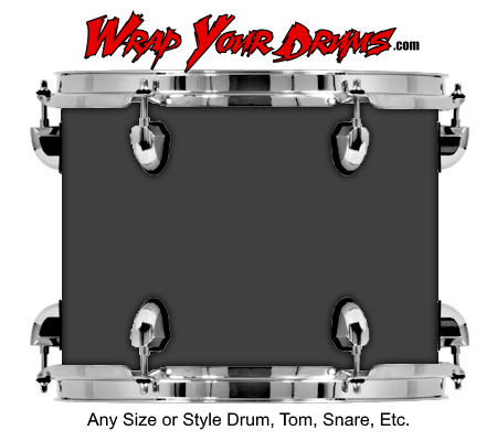 Buy Drum Wrap Colors Dark Gray Drum Wrap