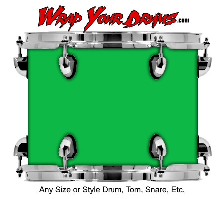 Buy Drum Wrap Colors Green Drum Wrap
