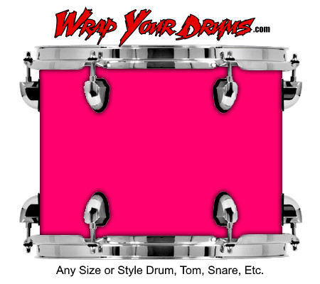 Buy Drum Wrap Colors Hot Pink Drum Wrap