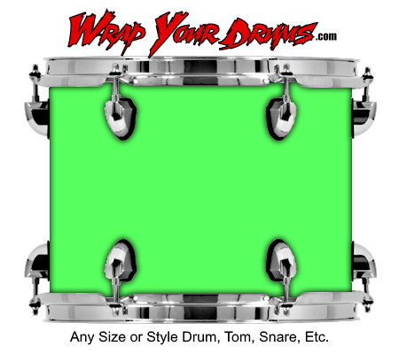 Buy Drum Wrap Colors Light Green Drum Wrap