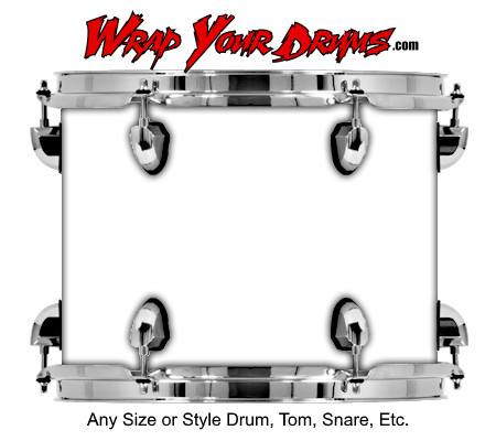 Buy Drum Wrap Colors White Drum Wrap