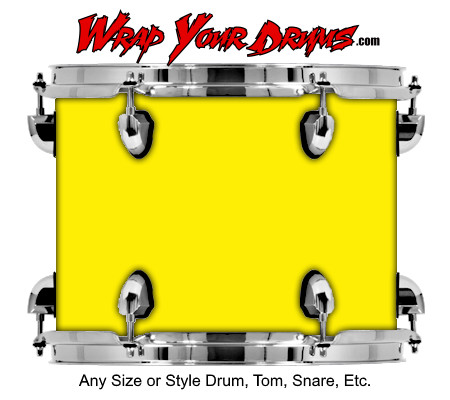 Buy Drum Wrap Colors Yellow Drum Wrap