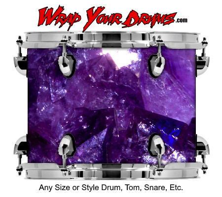 Buy Drum Wrap Crystal Purple Drum Wrap