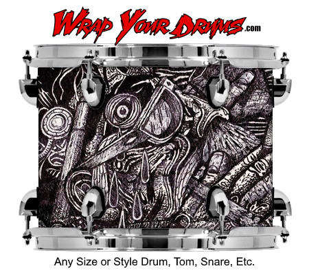 Buy Drum Wrap Beserk Addiction Drum Wrap