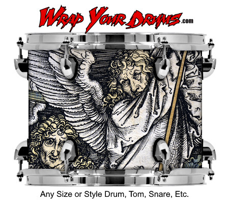 Buy Drum Wrap Beserk Angel Drum Wrap