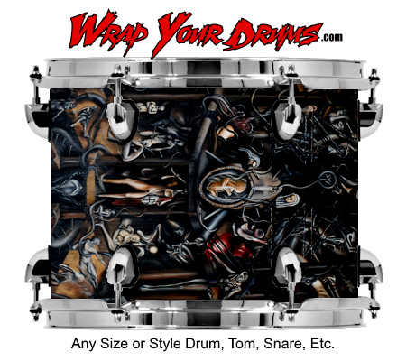 Buy Drum Wrap Beserk Gathering Drum Wrap