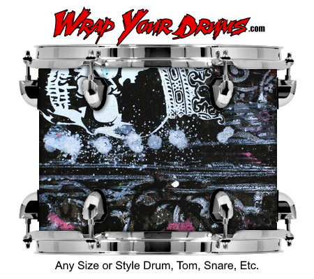 Buy Drum Wrap Beserk King Drum Wrap