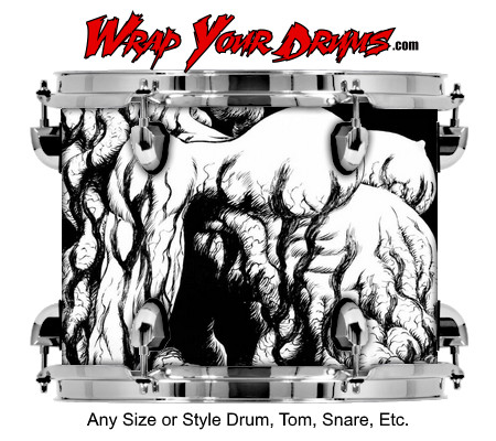 Buy Drum Wrap Beserk Skindeep Drum Wrap