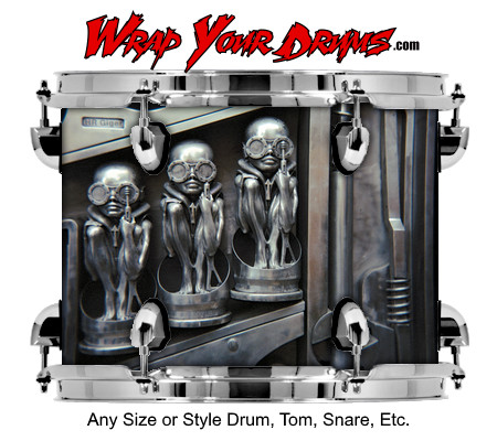 Buy Drum Wrap Biomechanical Weapon Drum Wrap