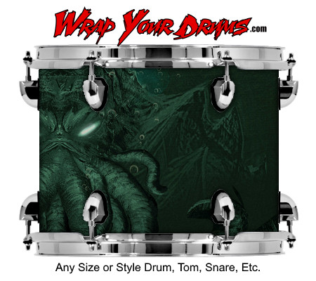 Buy Drum Wrap Cthulhu Awake Drum Wrap