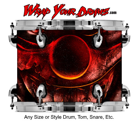 Buy Drum Wrap Dark Shadows Clown Drum Wrap