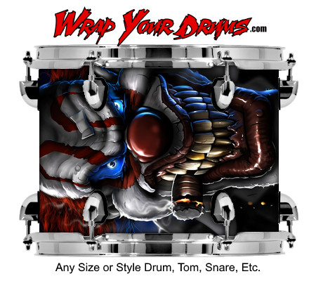 Buy Drum Wrap Dark Shadows Jester Drum Wrap