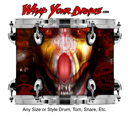 Buy Drum Wrap Dark Shadows Laugh Drum Wrap