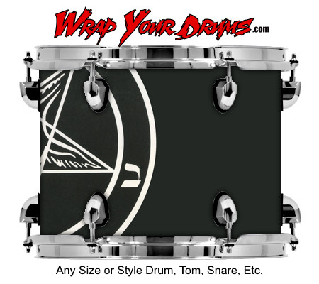 Buy Drum Wrap Evil Baphomet Drum Wrap