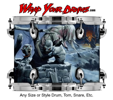 Buy Drum Wrap Evil Demons Drum Wrap