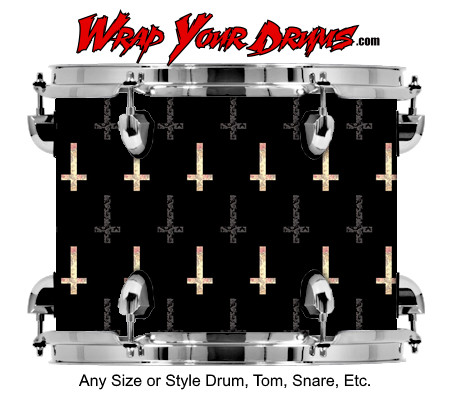 Buy Drum Wrap Wicked Cross Drum Wrap
