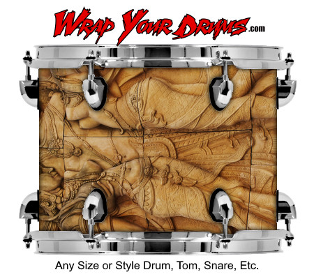 Buy Drum Wrap Exotic 018 Drum Wrap