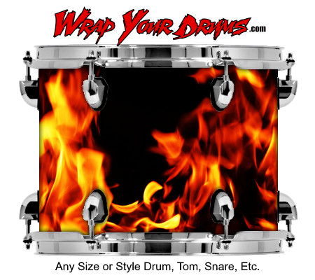 Buy Drum Wrap Fire Torch Drum Wrap