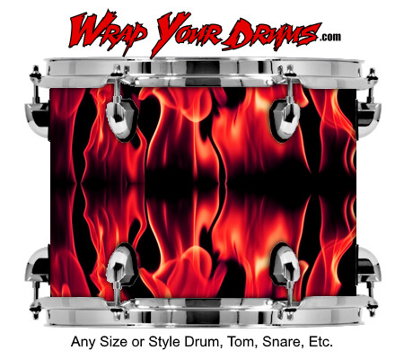 Buy Drum Wrap Fireline Red Drum Wrap