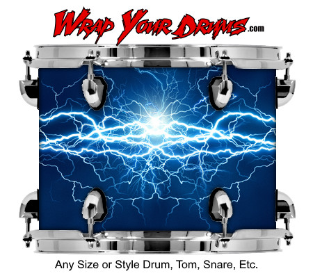 Buy Drum Wrap Lightning Electric Drum Wrap