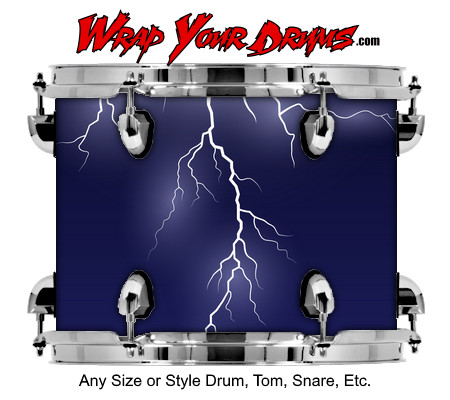 Buy Drum Wrap Lightning Erupt Drum Wrap