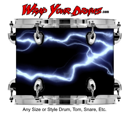 Buy Drum Wrap Lightning Line Drum Wrap