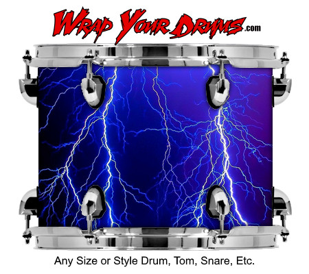 Buy Drum Wrap Lightning Thunder Drum Wrap