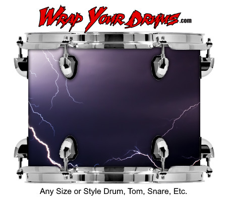 Buy Drum Wrap Lightning Wrap Drum Wrap