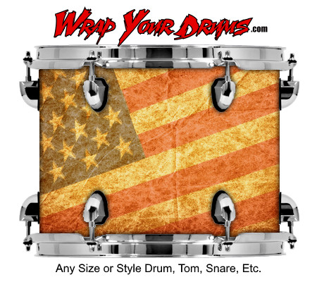 Buy Drum Wrap Flag Amfade Drum Wrap