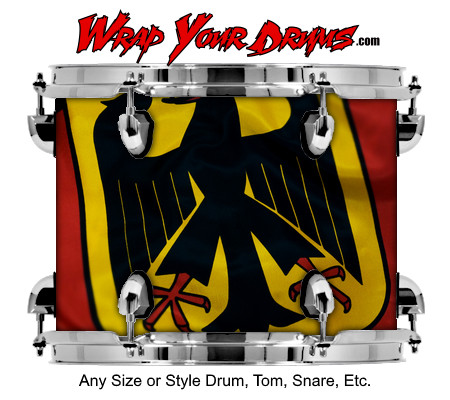 Buy Drum Wrap Flag Arms Drum Wrap
