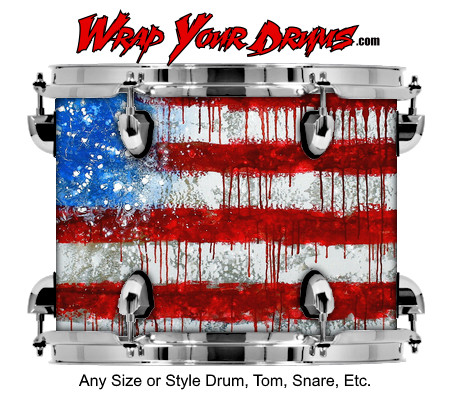 Buy Drum Wrap Flag Water Drum Wrap