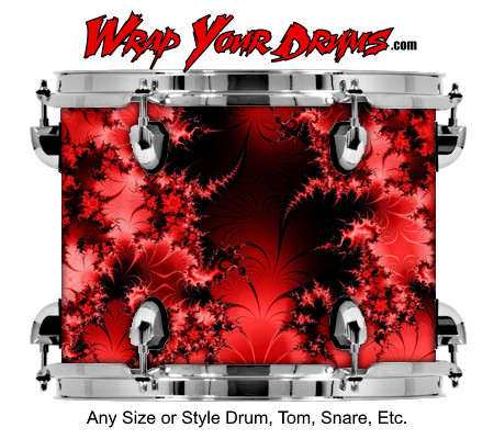 Buy Drum Wrap Fractal Flower Drum Wrap