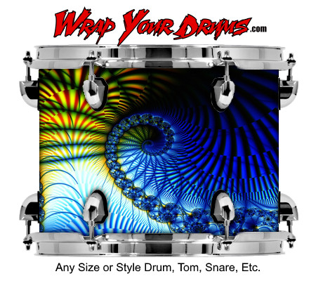 Buy Drum Wrap Fractal Weave Drum Wrap