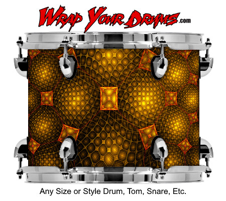 Buy Drum Wrap Ragets Gold Drum Wrap