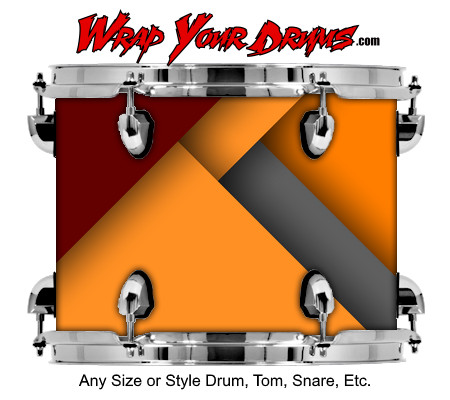 Buy Drum Wrap Geometric Cards Drum Wrap