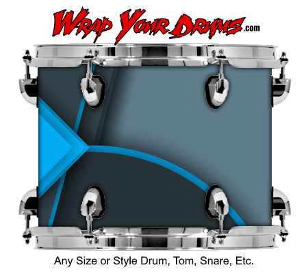 Buy Drum Wrap Geometric Check Drum Wrap