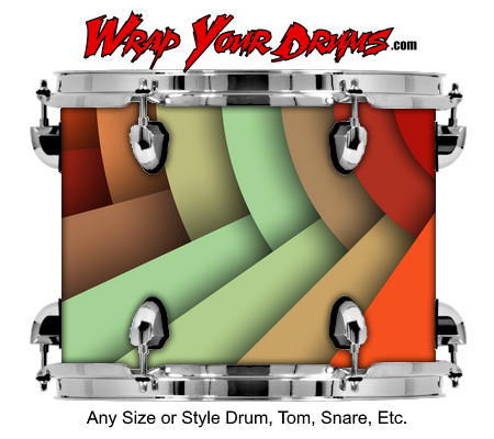 Buy Drum Wrap Geometric Fan Drum Wrap