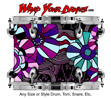 Buy Drum Wrap Geometric Insane Drum Wrap