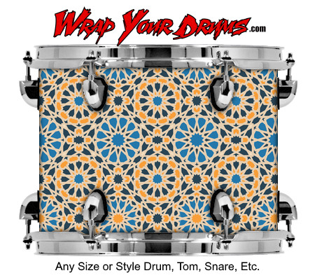 Buy Drum Wrap Geometric Islam Drum Wrap