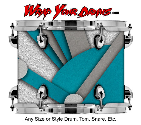 Buy Drum Wrap Geometric Paper Drum Wrap