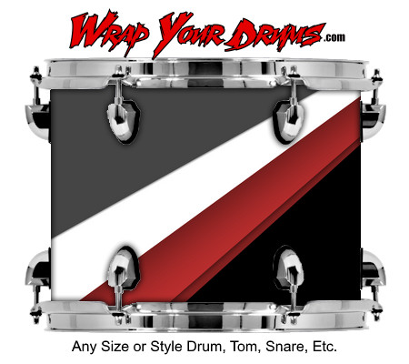 Buy Drum Wrap Geometric Run Drum Wrap