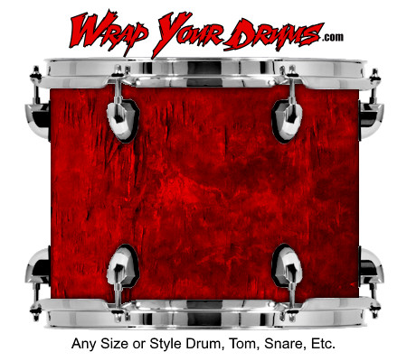 Buy Drum Wrap Grunge Blood Drum Wrap