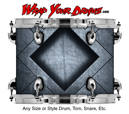 Buy Drum Wrap Grunge Diamond Drum Wrap
