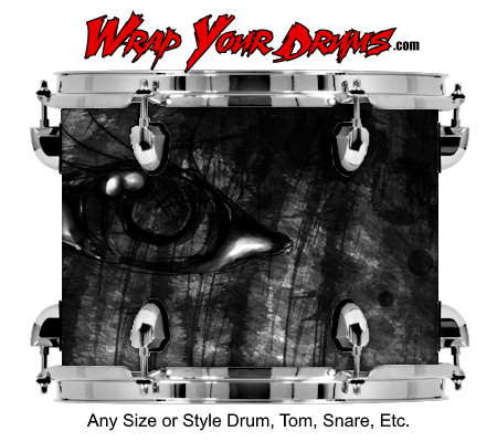 Buy Drum Wrap Grunge Eye Drum Wrap