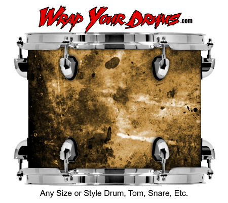 Buy Drum Wrap Grunge Fade Drum Wrap