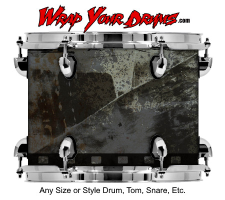 Buy Drum Wrap Grunge Film Drum Wrap